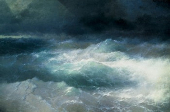 Between the Waves Fine Art Print by Ivan Aivazovsky