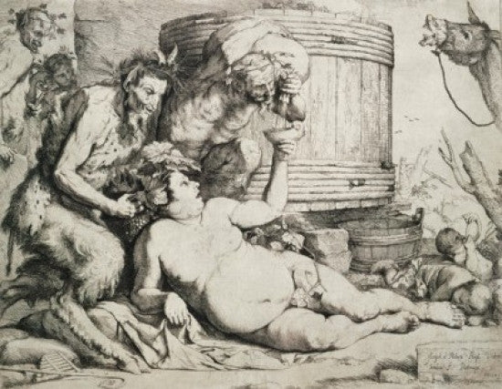Drunken Silenus Fine Art Print by Jusepe De Ribera (1591-1652)