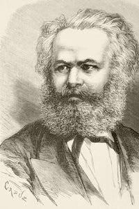 Karl Marx 19th Century Illustration Fine Art Print by Ken Welsh