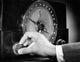 Man Adjusting the Knob of a Radio Fine Art Print