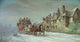 Salisbury in Winter: Coach Arrives at the Star Inn Fine Art Print by John Charles Maggs