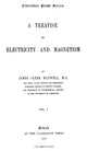 James Clerk Maxwell Title Page Art Print - Electricity & Magnetism