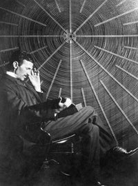 Nikola Tesla 1895 Fine Art Print - Electrical Generator | Posterazzi