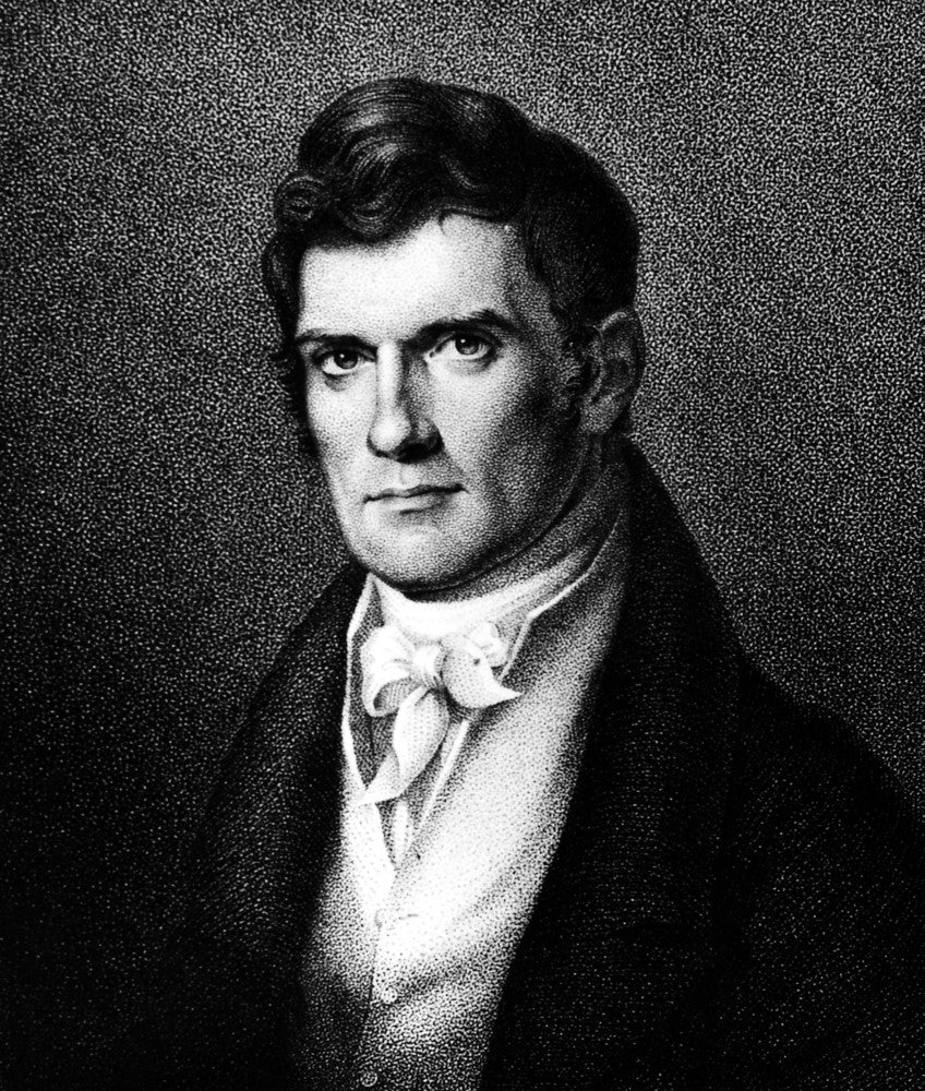 John C. Calhoun Stipple Engraving Fine Art Print by Granger Collection
