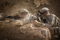 U.S. Army Rangers in Afghanistan Combat Scene Poster Print