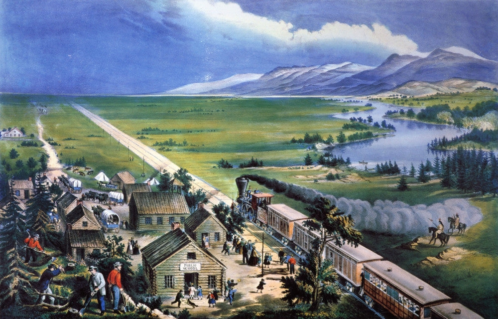 Course of Empire Lithograph Print by Currier & Ives | Granger Collection