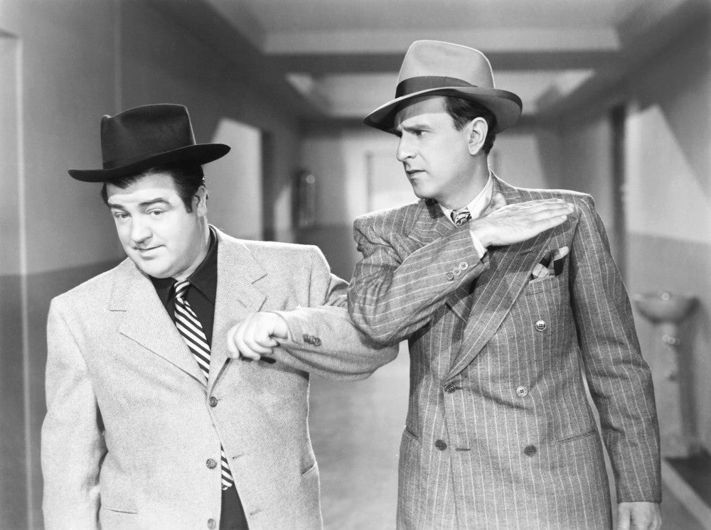 Here Come The Co-Eds Fine Art Print Featuring Lou Costello and Bud Abbott