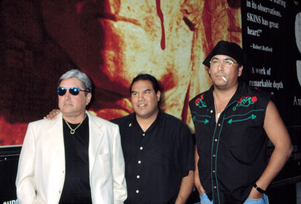Graham Greene, Chris Eyre, and Eric Schweig at Skins Premiere Photo Print by CJ Contino