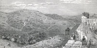 The Mount of Olives Jerusalem Art Print - Circa 1880s
