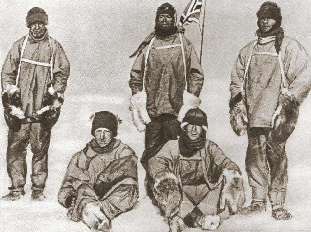 Robert Falcon Scott's South Pole Expedition Fine Art Print