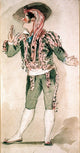 Figaro in The Barber of Seville Watercolor Print by Alfred E. Chalon