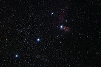 Orion's Belt, Horsehead Nebula & Flame Nebula Fine Art Print by Luis Argerich