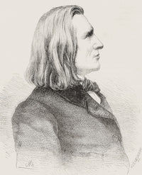 Franz Liszt Fine Art Print - Portrait of the Iconic Composer