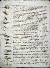 Codex Leicester: Water Flow Fine Art Print by Leonardo da Vinci