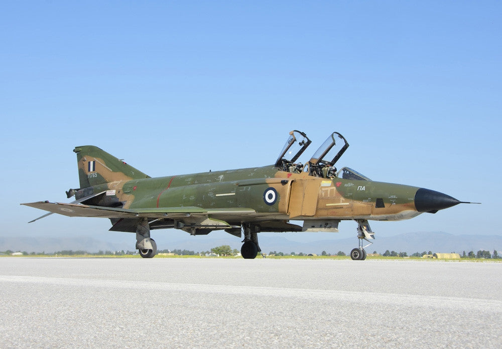 Hellenic Air Force RF-4E Phantom Fine Art Print by Giovanni Colla