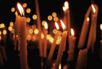 Church Candles Fine Art Print - Serene Home Décor
