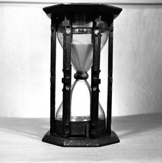 Close-Up of an Antique Hourglass Fine Art Print