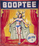 C1955 American Sideshow Poster Featuring Booptee the Antlered Pin-Up Girl