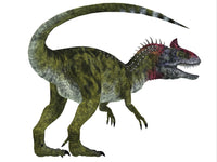 Cryolophosaurus Dinosaur Fine Art Print - White Background