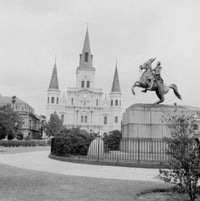 Jackson Square Statue of Andrew Jackson Fine Art Print in New Orleans
