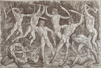 Battle of Ten Naked Men Engraving by Antonio del Pollaiuolo - Metropolitan Museum of Art