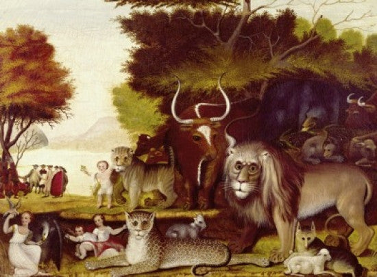 The Peaceable Kingdom Fine Art Print by Edward Hicks