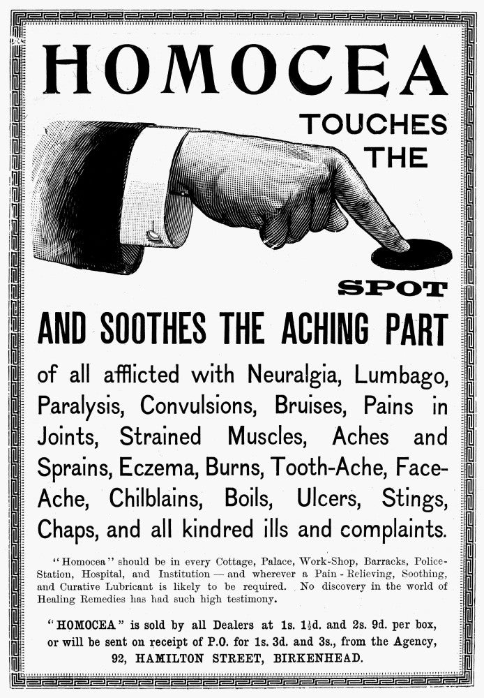 19th Century American Patent Medicine Advertisement Print by Granger Collection