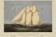 Yacht Sappho Leaving Sandy Hook Fine Art Print - 1869