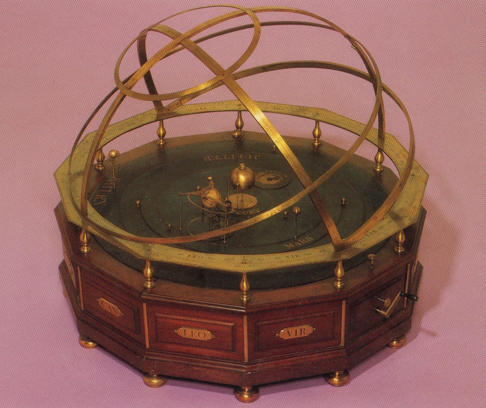 Orrery with Armillary Bands 18th Century Fine Art Print by Science Source