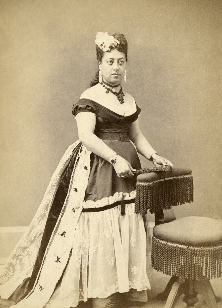 Queen Emma Kaleleonalani Fine Art Print - Consort of King Kamehameha IV
