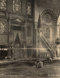 Suleymaniye Mosque Interior Fine Art Print - Ottoman Architecture
