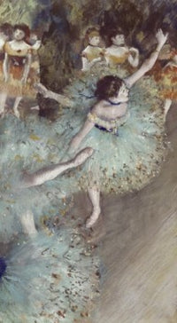 Danseuse Basculant-Danseuse Verte Fine Art Print by Edgar Degas