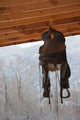 Hanging Horse Saddle Fine Art Print - Ridgway, Colorado by Panoramic Images