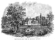James Madison Montpelier Home Fine Art Print - 19th Century Wood Engraving