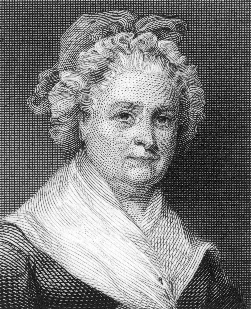 Martha Washington Engraving Fine Art Print - 19th Century