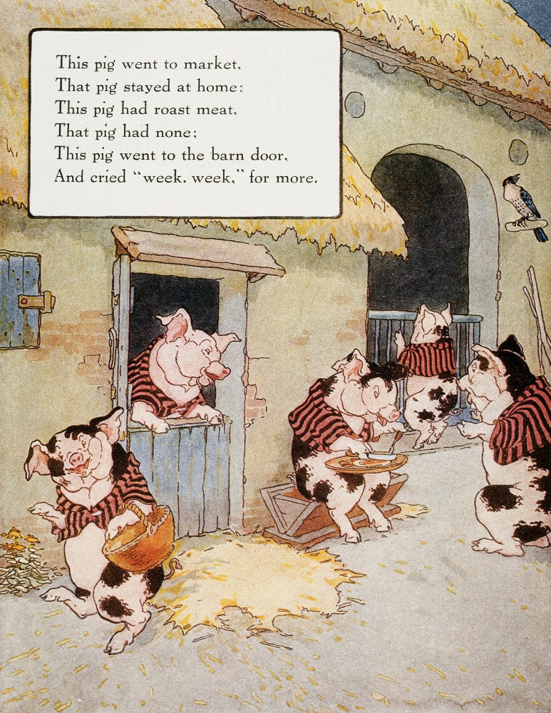Mother Goose 1915 Fine Art Print by Frederick Richardson