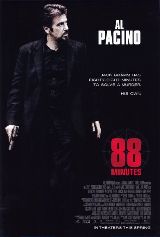 88 Minutes Movie Poster Print - 27x40 | Posterazzi