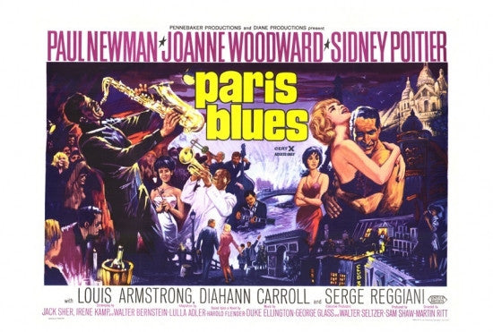 Paris Blues Movie Poster Print - 27 x 40 Inches