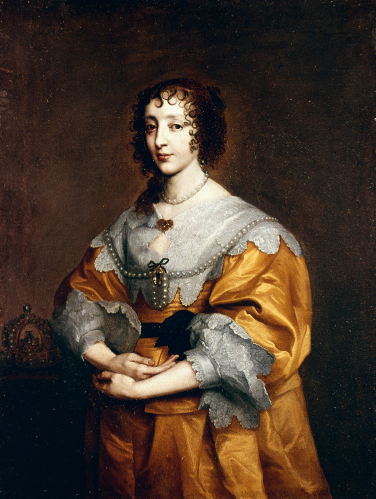 Queen Henrietta Maria Fine Art Print After Anthony Van Dyck