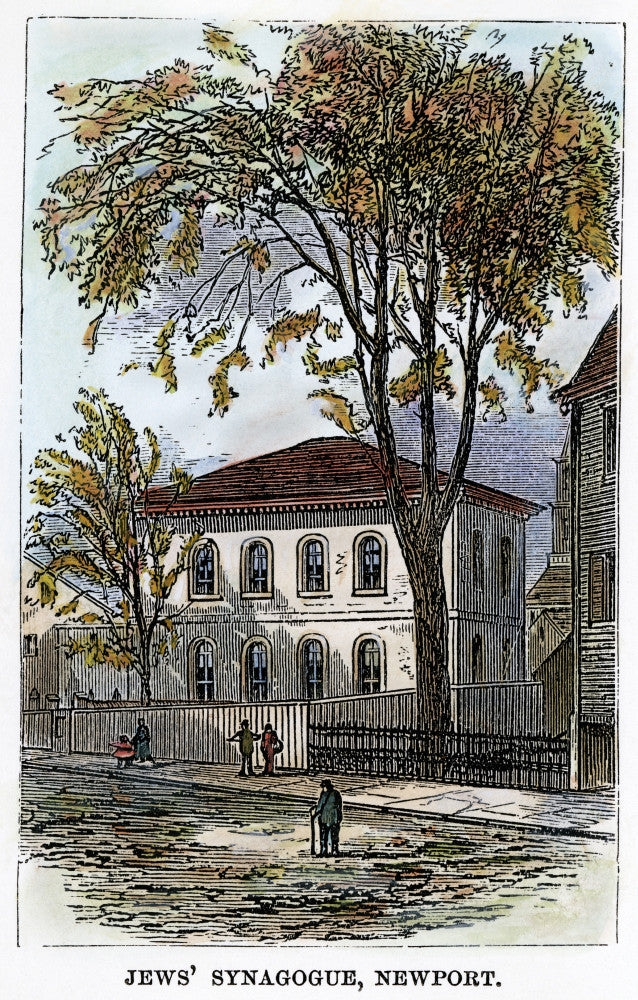 Touro Synagogue 1762 Fine Art Print - Wood Engraving | Posterazzi