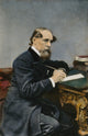 Charles Dickens American Reading Tour Oil Print - Fine Art by Granger Collection