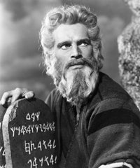 The Ten Commandments Photo Print featuring Charlton Heston (1956)