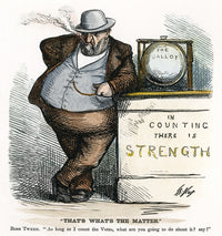 William Magear Tweed Cartoon Print by Thomas Nast (1871)