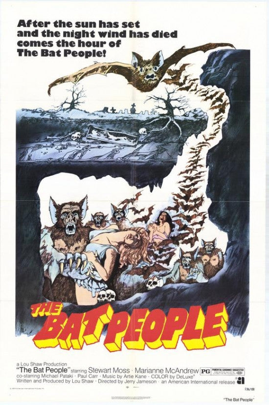 The Bat People Movie Poster Print - Classic Horror Art