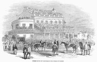 Ireland Horse Racing Fine Art Print - Curragh of Kildare, 1853