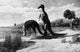 Trachodon Dinosaurs at the Water's Edge Fine Art Print by Charles R. Knight