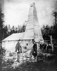 Pennsylvania Oil Well Fine Art Print - First Oil Well by Edwin L. Drake