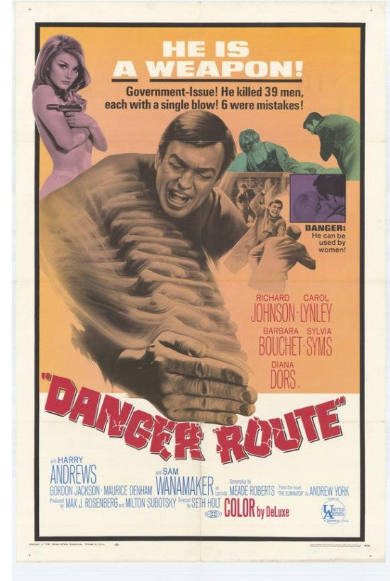 Danger Route Movie Poster Print - 27x40 | Posterazzi
