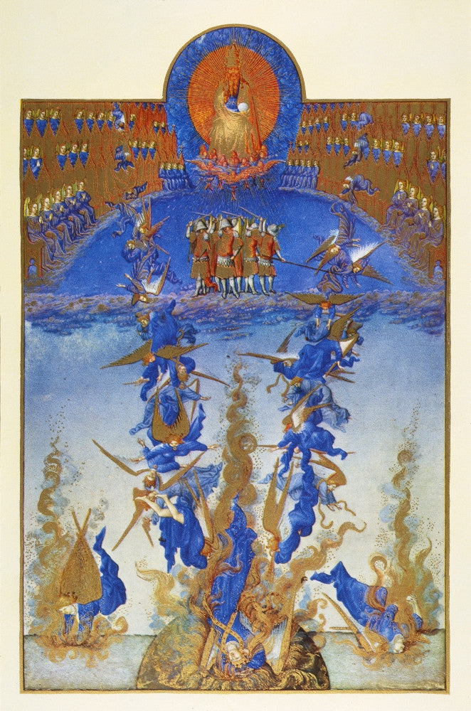 Fall of Rebel Angels Fine Art Print from Tres Riches Heures