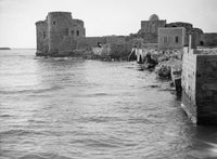 Sidon Castle Ruins Fine Art Print - C1925 Photograph by Granger Collection